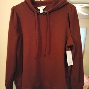 Nine west hoodie with puffed sleeves